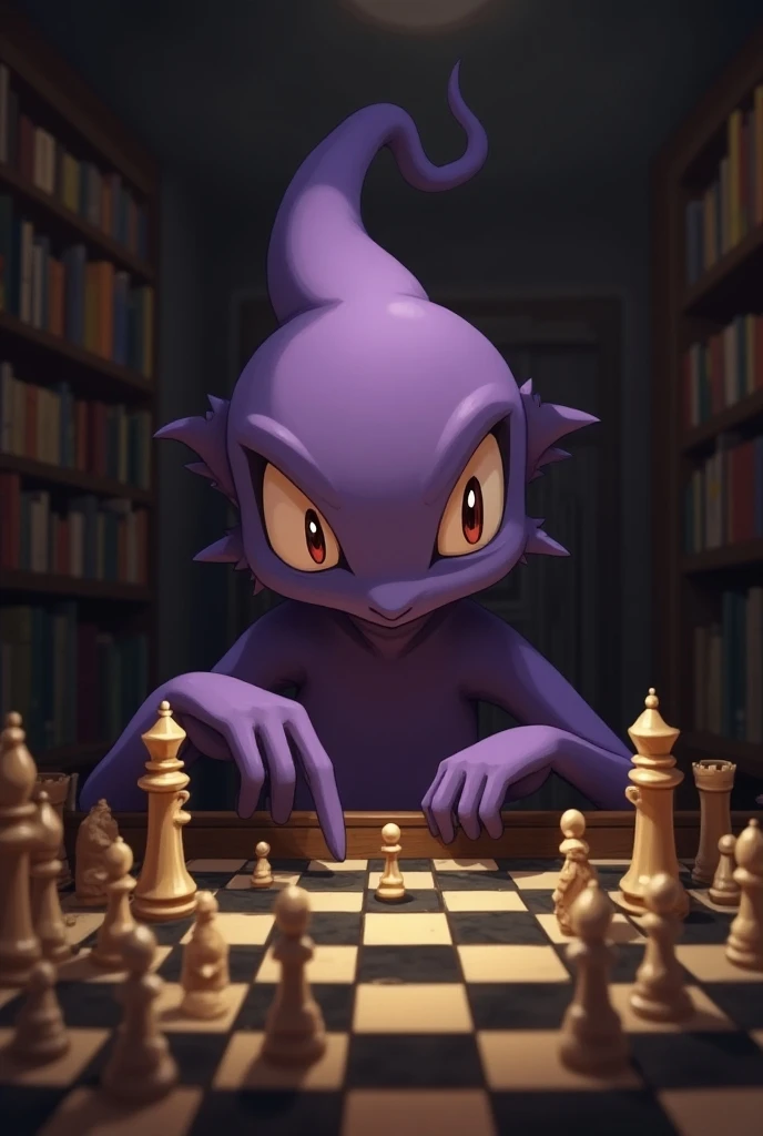 Jynx playing chess