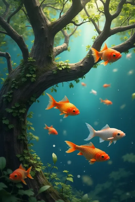 fish on the tree