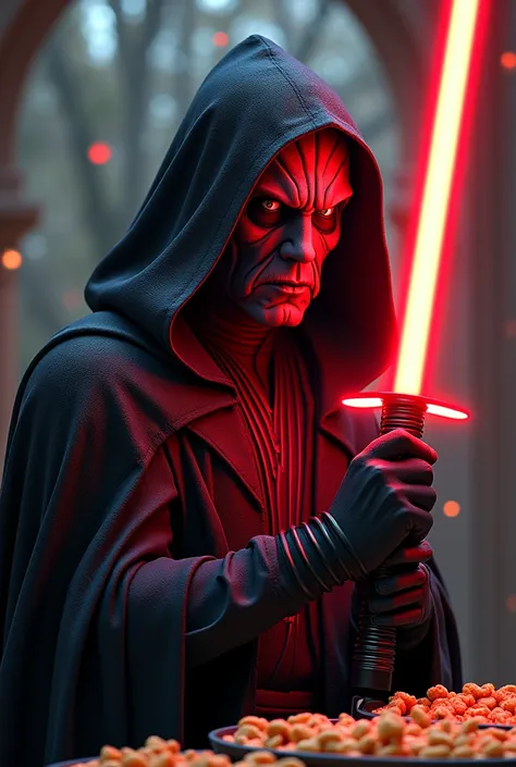  You could create a box of cereals for ren called cereals "I am the senate "  that they have a picture of a Sith , es importante que ponga I am the senate  en la caja de cereales, Try to make sure that apart from putting that sign and the Sith you can real...