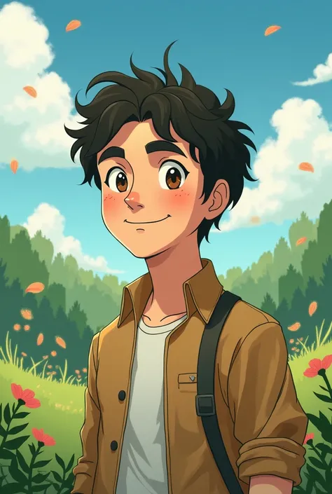 I want to create an avatar of Pedro Pascal Studio Ghibli version