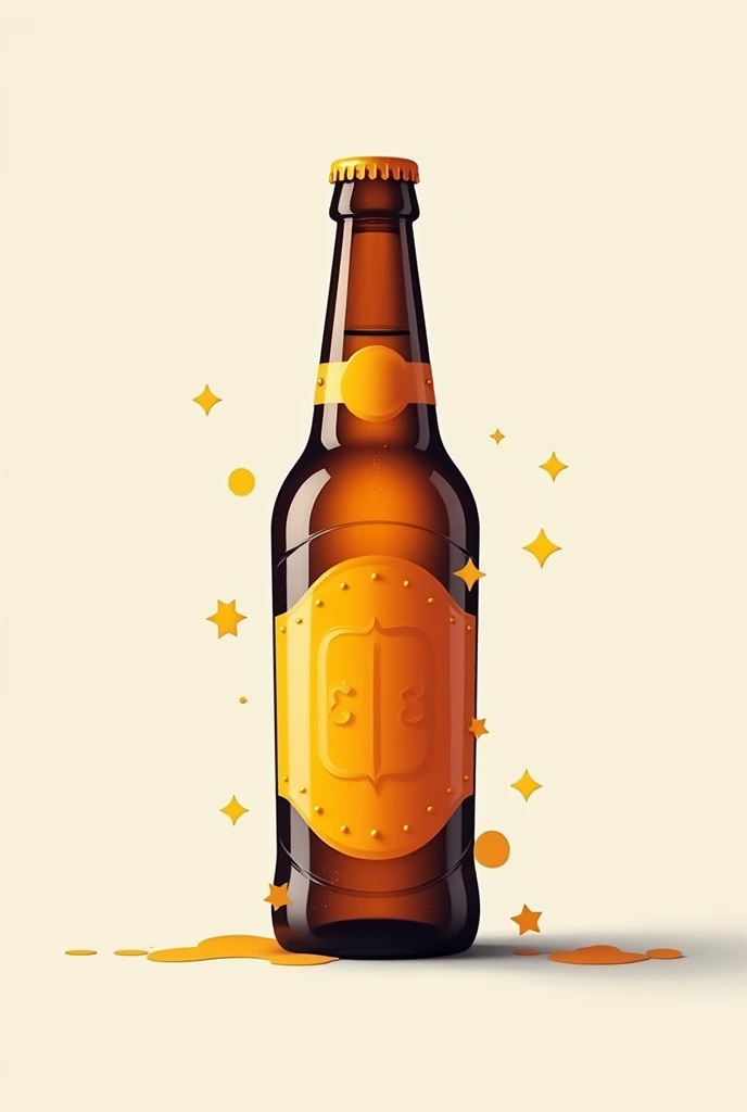 Beer logo but in the form of a logo
But let it be noted that it is a bottle of beer 