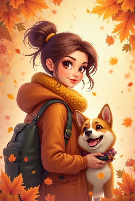  An empty template for filling out games and mailing players , below is a beautiful girl with high hair ,  ulybka, and a funny dog , girl sitting on the ground .  She looks sideways towards us . Fashionably dressed  .The background is neutral,  and the pic...