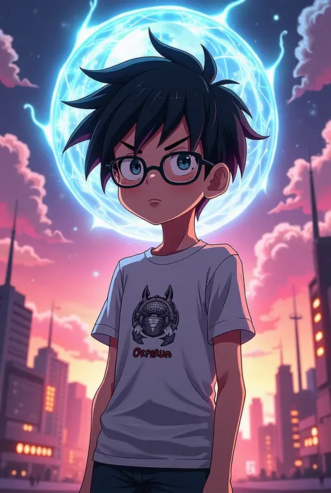 Play the nerdy character Okarun from the anime Dandadan