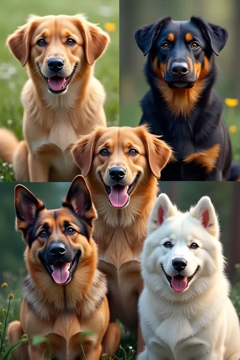 Make 5 dog images