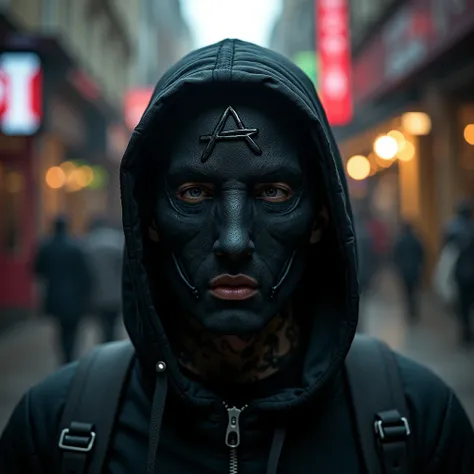 Anarchy symbol mask