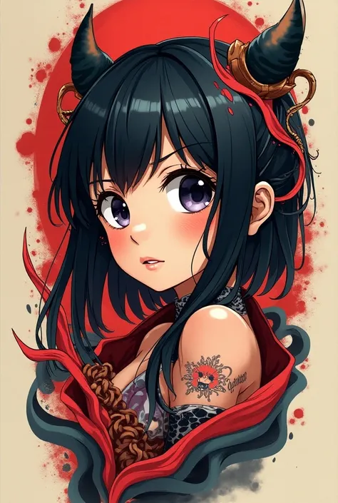 Anime tattoo
