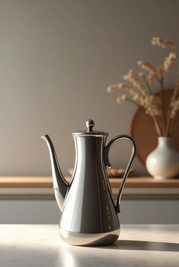 I want you to generate a coffee pot with a nice background