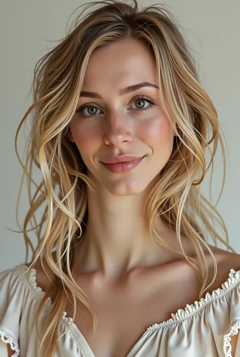 Realistic blonde girl