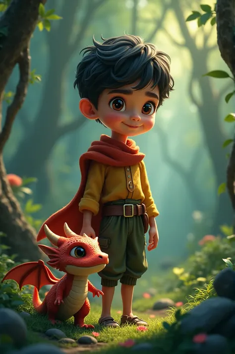  

In a small area of Pindi there lived a boy named Abhi. Abhi was very brave and handsome. One day when he went to play in the forest, he saw a shiny object near a cave.

When he got closer, he saw that it was a small dragon. Dragon named  "Nazia" تھا اور...