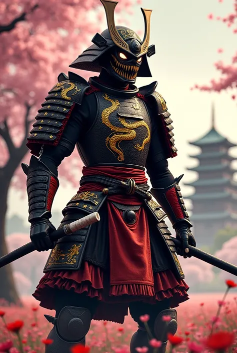 Japan - Venom Samurai :  Venom wears samurai armor stylized with shades of black and red ,  with details of golden dragons snaking through the body . he carries a katana,  and his face has a mask that resembles an oni  ( demon from Japanese folklore ).  Th...