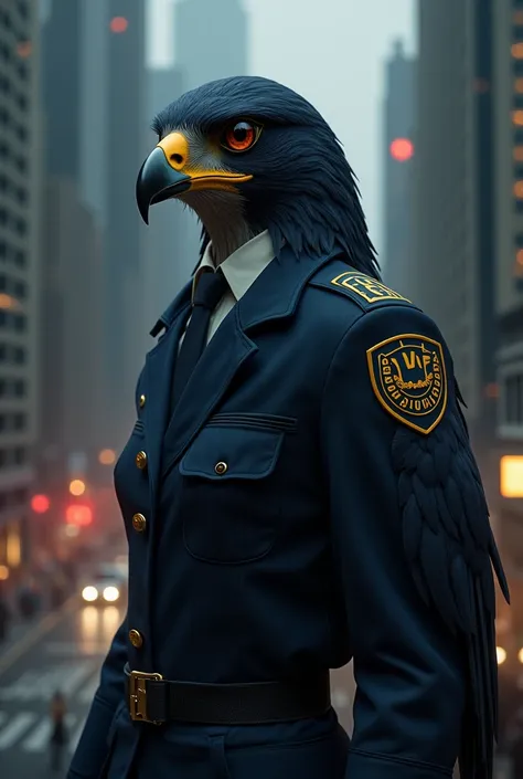 Make a female FBI falcon 
