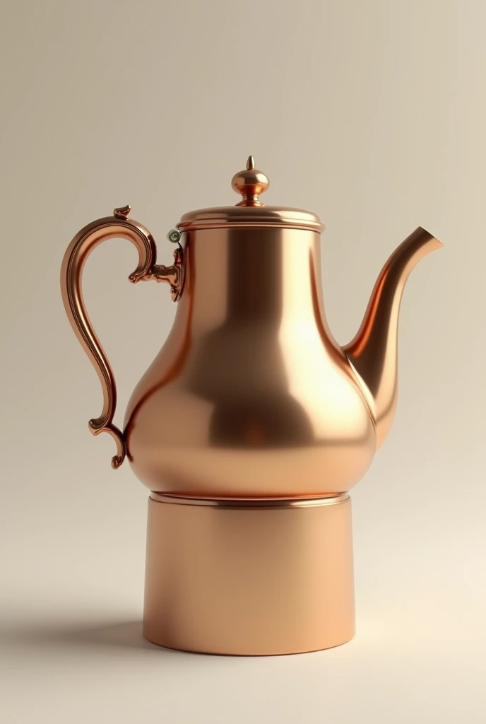 3d drawing Italian coffee pot 