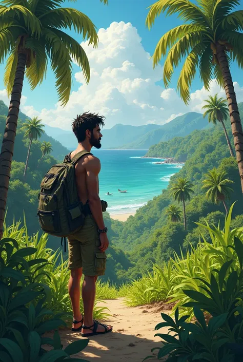  Robinson adapts to life on the island , learning to cultivate .
 and through his experiences ,  learns to adapt to his new environment and to find meaning in life.