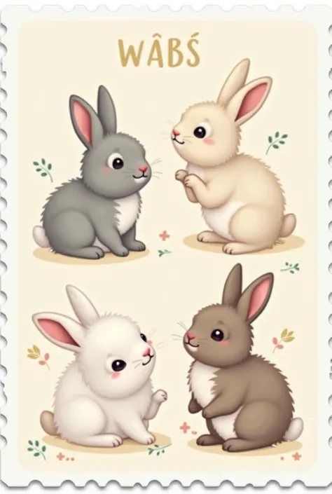 For fluffy baby rabbit stamps