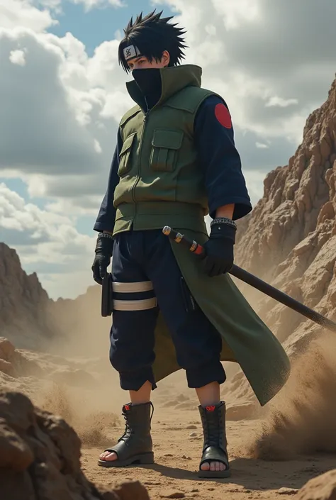 Kakashi with the Sharingan 