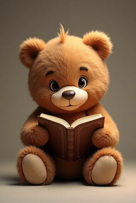 You can create a bear ?  Like a seated teddy bear, either reading a book, Its nice but the color of the skin can you make it a little darker? But let the face be prettier 