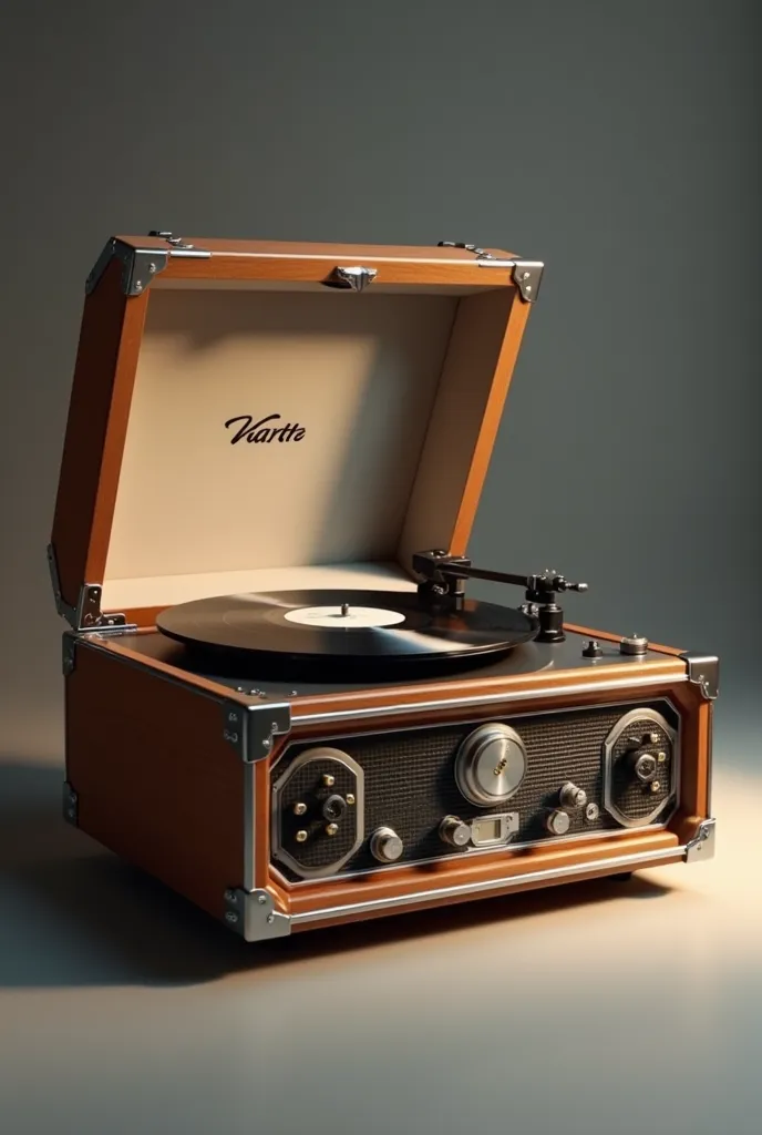 ((masterpiece, highest quality, Highest image quality, High resolution, photorealistic, Raw photo, Extremely detailed CG unified 8k wallpaper)), theme：Vintage Record Player/,