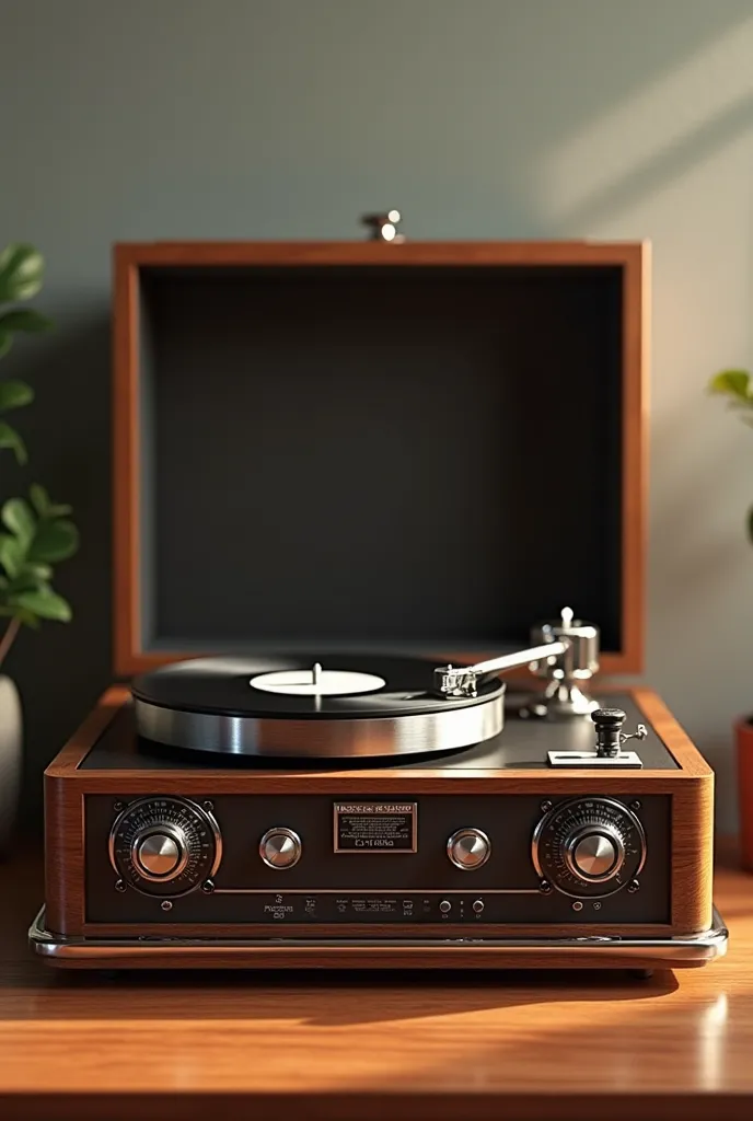 ((masterpiece, highest quality, Highest image quality, High resolution, photorealistic, Raw photo, Extremely detailed CG unified 8k wallpaper)), theme：Vintage Record Player/,