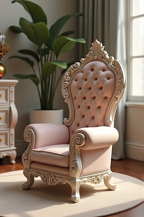 Throne-type baby chair
