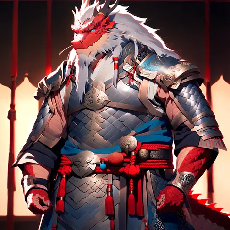 ### Personagens Principais & identity
(:1.4), ( Oriental Dragon Furry :1.3), Strong male, Mature Dragon , doll, masterpiece,  is of the best quality, (Front view:1.2), Full body portrait, Professional lighting, alone, 1 boy

###  physical characteristics
b...