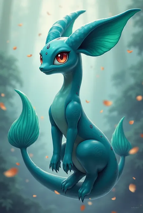 Vaporeon from Pokemon humanoid nude