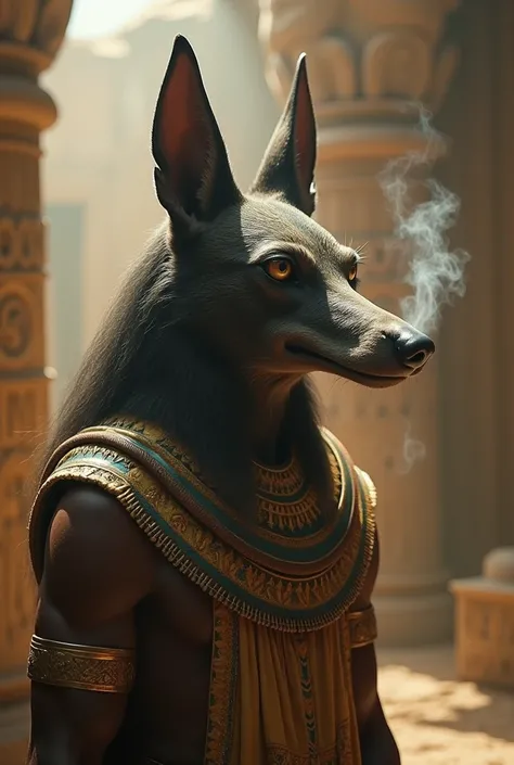 Anubis farting