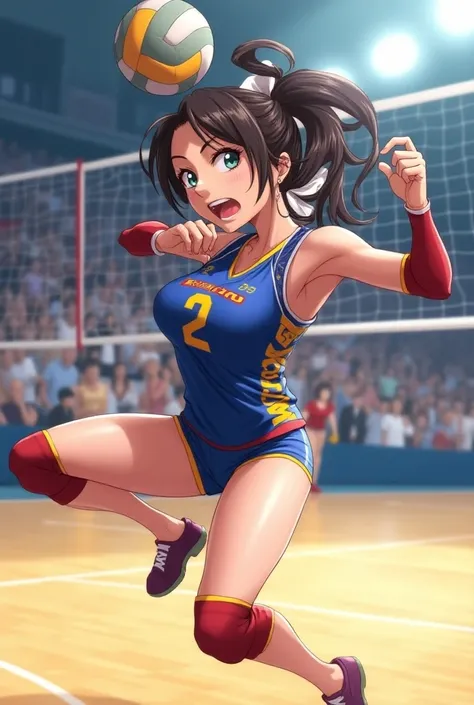 Anime volleyball girl 