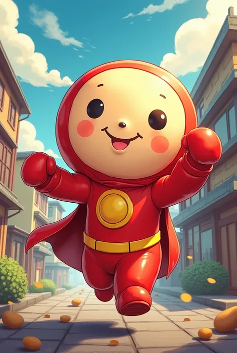 Anpanman is a popular Japanese superhero character known for his kindness and generosity. He is a red bean paste bun with a smiling face that can heal peoples wounds and ailments. Anpanman is always willing to help those in need, even if it means sacrifici...