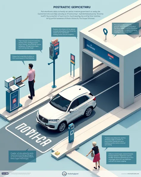 
info graphic , Thailand government officer , drive thru service ,3D