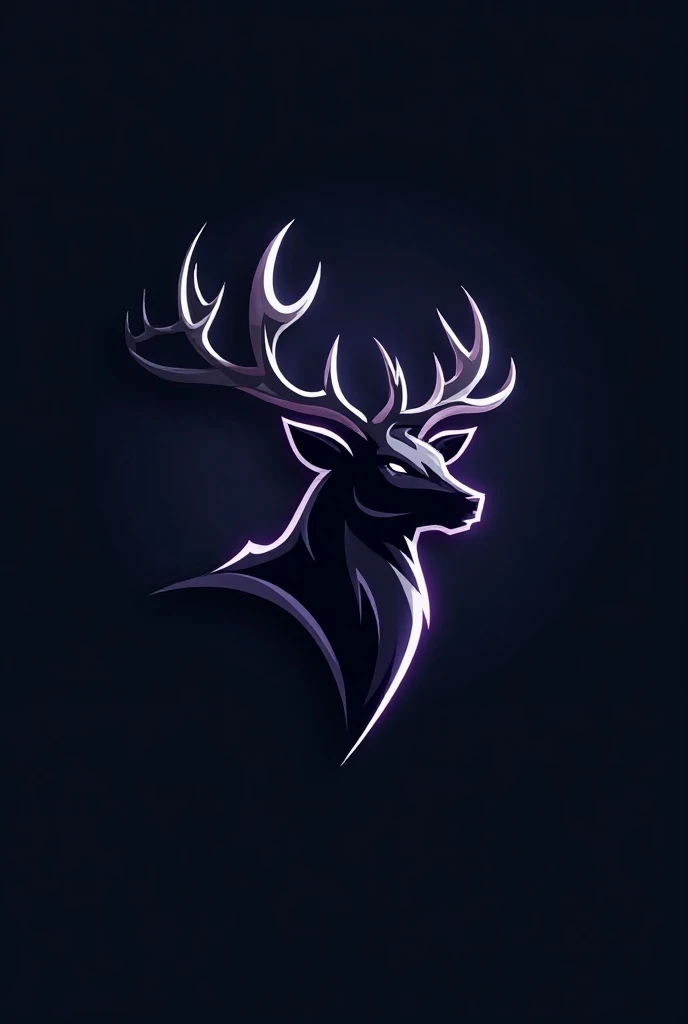 Create a logo for eSports with deer head
