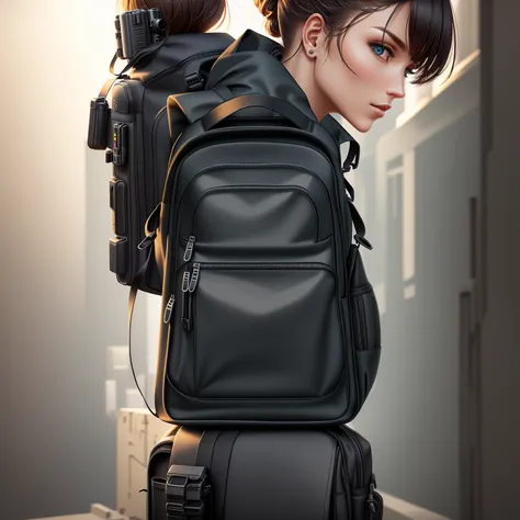 backpack, tactical style, photorealistic, no people