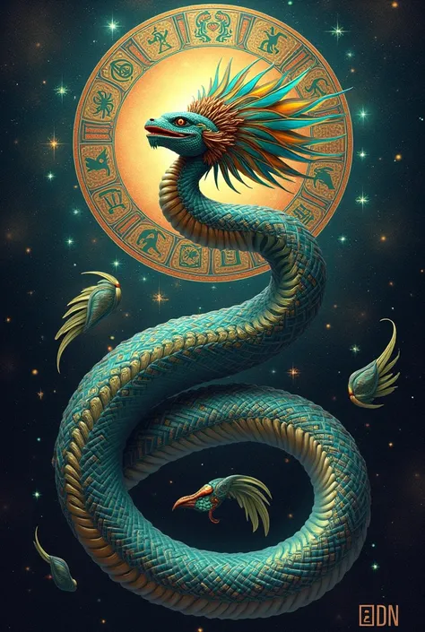 quetzalcoatl, feathered serpent,  Uroboros