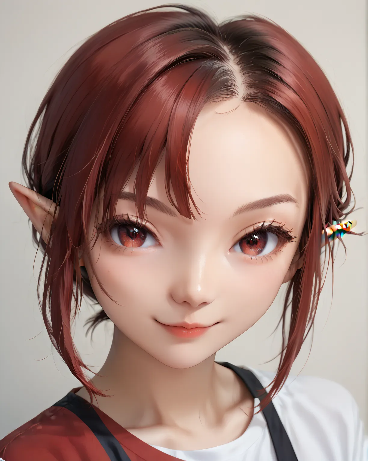 full-length, (((1girl, solo))), elf, elf ears, (cute face), (focusing on face), (ideal body proportions), good anatomy, ((compos...