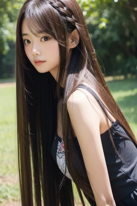  1 girl, Long Hair, 