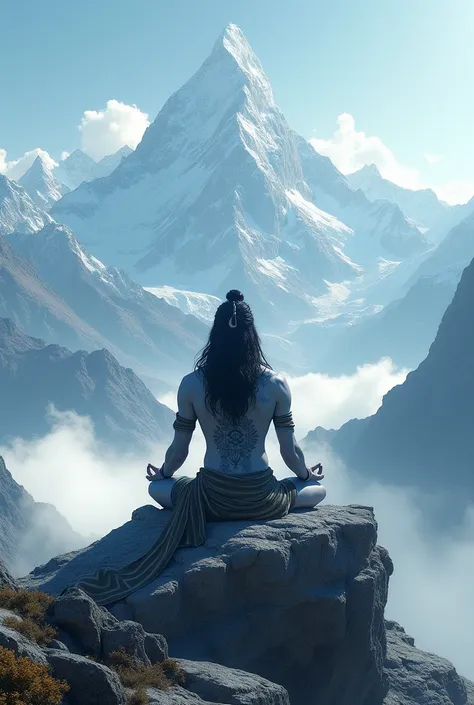 Shiv ji in Himalaya 