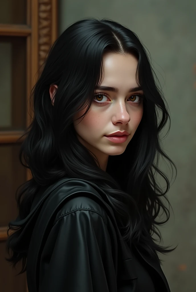  name :  Selena Darkworth  (Selena Darkworth )
Description :   girl, shiny black hair and shiny amber eyes
Habits :  is dead and doesnt seem to show easy emotions, but hides her ingenuity and depth of thought within.
Houses in Hogwarts: เธออาจถูกจัดอยู่บ้า...