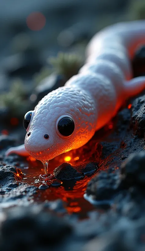 35mm photography, white cropped top, beautiful earth filled with water and lava, perfect eyes, sharp focus, 8k HD, crazy detail, intricate, Caenorhabditis elegans, atmospheric 4k hyper-detail, cinematic sensibility, sharp focus, masterpiece, color, surreal...