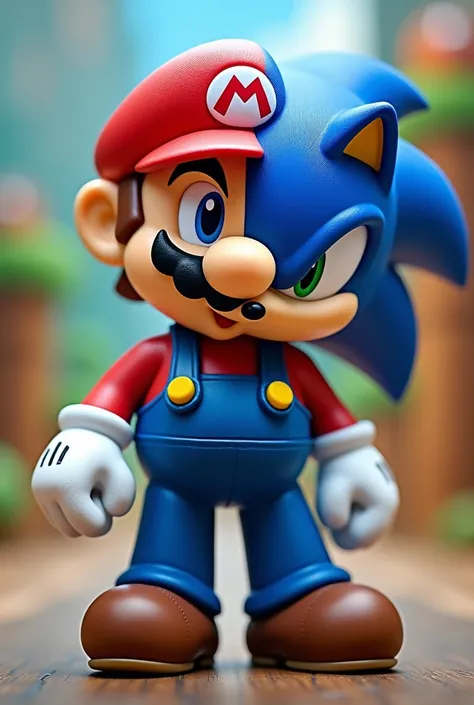 Mario and Sonic toy in one
laden