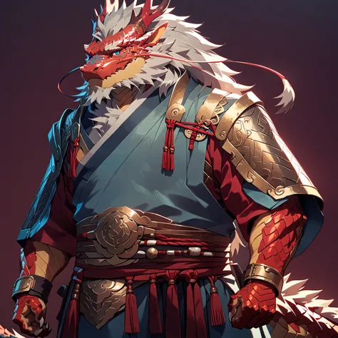 ### main character & identity
(oriental dragon furry:1.3), strong muscular male, mature dragon, (front view:1.2), three-quarter ...