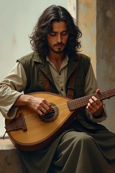 Draw a pashto instrument rabab with me im a musician 
I like philosophy and deep thoughts and im a saggatirius and what you know above me draw 
More realistic 