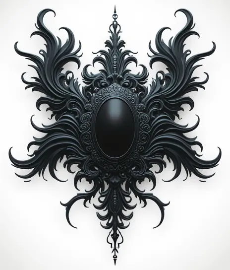 Variations of this design, dark ornamental .