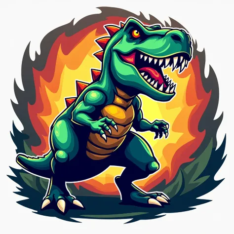  mascot  trex mascot icon for sports day
 
