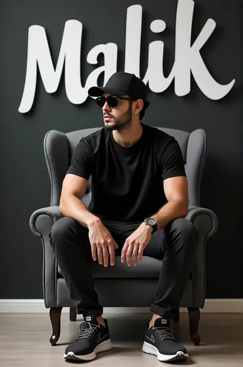 37.5K

Create a 3D illusion for a profile picture wher... a 25 Year old cute BOY in a black shirt Sitting casually on a Wingback chair. Wearing sneakers, a black cricket cap, and sunglasses, he looks ahead. ahead. The background featuresMalik" in big 568 a...