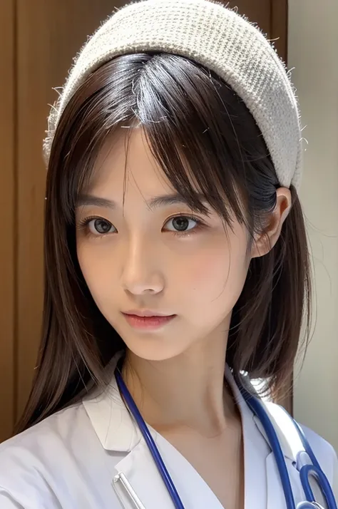 (( best quality)), ((masterpiece)), (  Details), perfect face,Japanese, female doctor,white