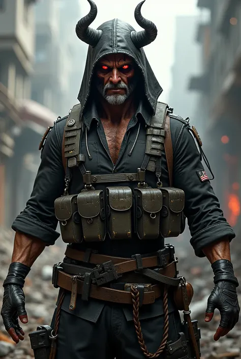 pubg andy character with devil look