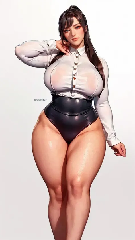 officer,officer ,((beautiful prostitute))),( sagging huge long wide heavy breasts),(sexy and mature woman。with an alluring smile...