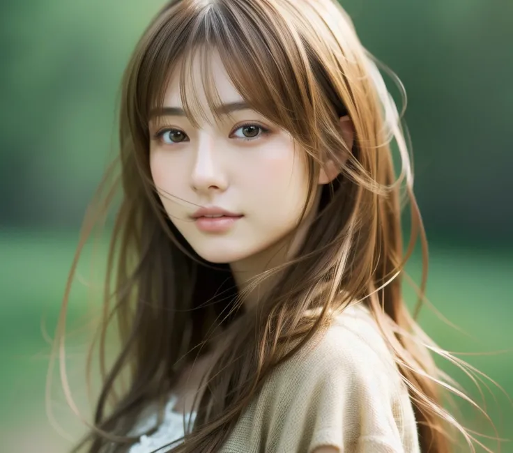 25 year old Japanese female, brown hair, long hair, A little rustic, introvert, huge file size,super detailed,high resolution,very detailed,beautiful detailed girl,light particles,realistic,
