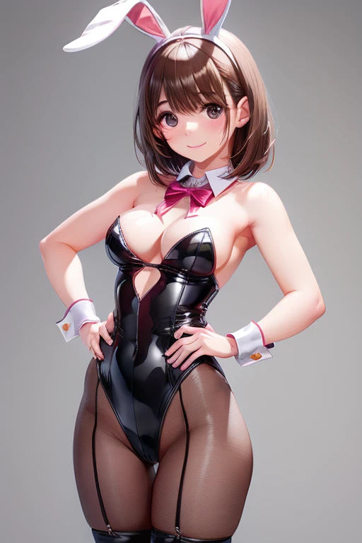  place your hands on your hips no 、 Shiny Brown Hair ,  Shorthair, ( beautiful brown eyes 、Sparkling Eyes, fine grain)、smile、 super detailed eyes 、 very detailed顔,  very detailed目,



 best quality, high definition 、 one girl , Alone, ,  COWBOY SHOOTING , ...