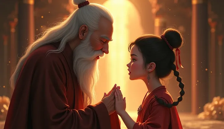 The father laughed and said : " foolish ren, the great great sages of the world treated the princess, then what will you be able to do? You do not know that I cannot live without you. If you leave me alone, I will not be able to live until you return."