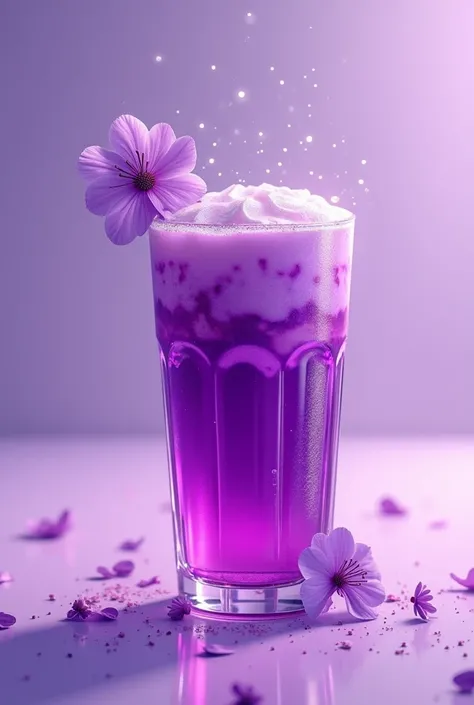 generate a purple drink for our logo using vector style pixel style